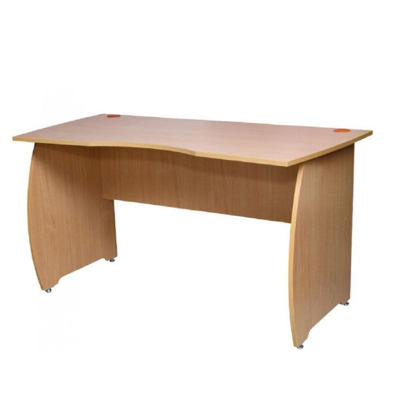 Стіл вчительський, з отворами для організації проводів офісної техніки, АНШАР ГРУП (8200),1400х700х750 мм., матеріал – ЛДСП